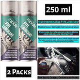 2X Rapide PTFE Lubricant Spray 250ml Spray Paint